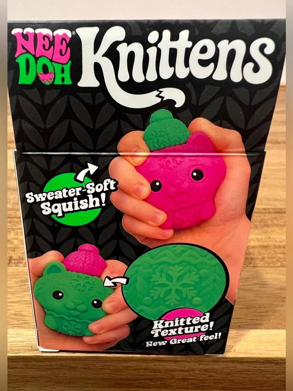 Knittens Sweater-Soft Squish Pink Plush Toy